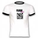 Ringer Tee Jerzees Blanc